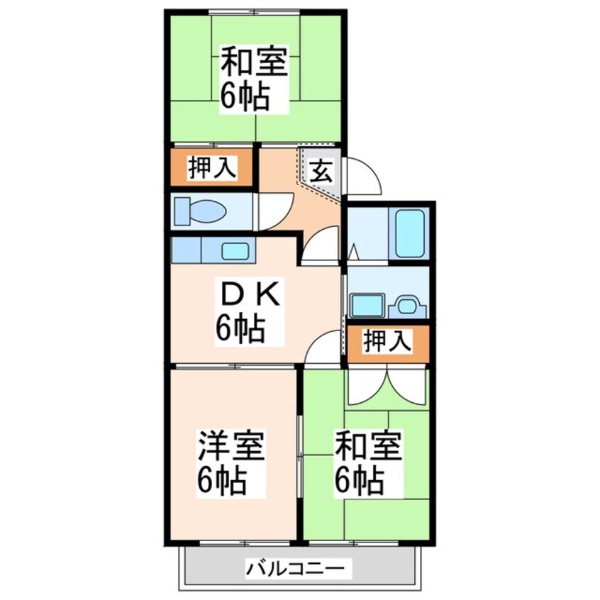 間取図 アーバンライフ国府