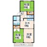 アーバンライフ国府 3DKの間取り