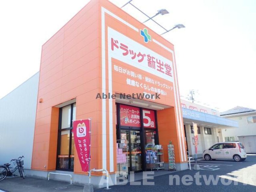 ドラッグ新生堂国府店(ドラッグストア)まで654m アーバンライフ国府