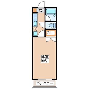 間取図 カナルドゥ水前寺