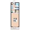 カナルドゥ水前寺 1Kの間取り