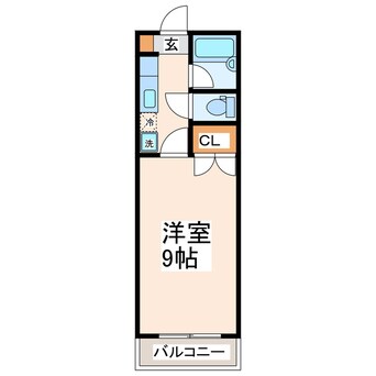 間取図 カナルドゥ水前寺