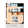シルクハイム 1Rの間取り