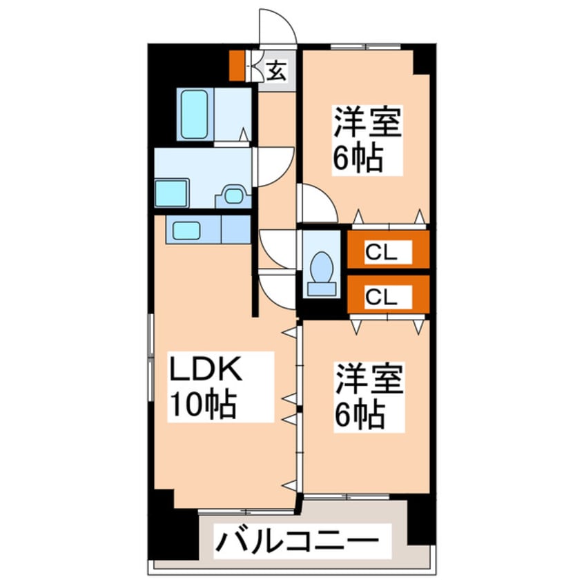 間取図 ヴァン・ドゥノーブルⅡ