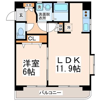 間取図 セルジュ水前寺公園