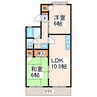 セジュールＴ・Ｓ 2LDKの間取り