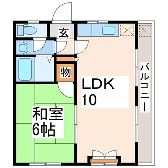 間取図 セレーノ九品寺