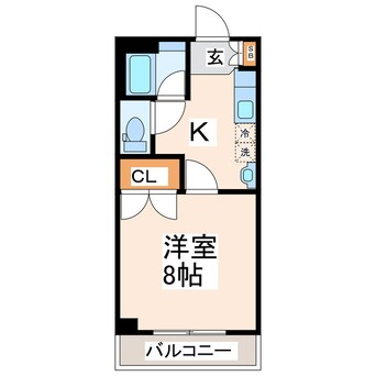 間取図 Ｙコーポ大江