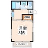 水前寺友誠ビル 1Kの間取り