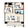 ＬＩＢＴＨ月出 2LDKの間取り