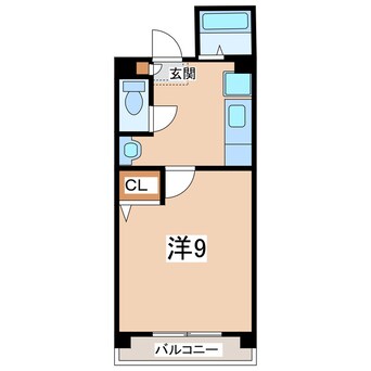 間取図 モン・プレジール大江