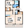 プルミエールＡ・Ｂ 2LDKの間取り