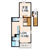 産交バス（熊本市周辺）/保田窪入口 徒歩3分 2階 築11年 1LDKの間取り