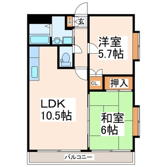 間取図 ポリアス出水