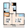 セレブ琴平 1LDKの間取り
