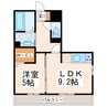 セレブ琴平 1LDKの間取り