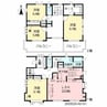江津２丁目戸建貸家 4LDKの間取り