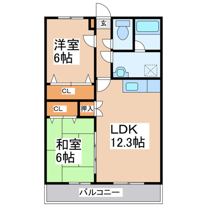 間取図 グランドゥール出水壱番館