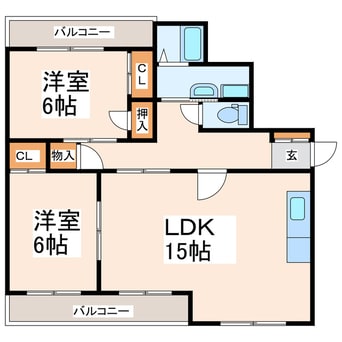 間取図 インフィニティ出水Ⅰ