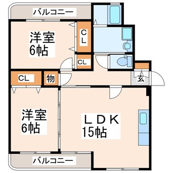 間取図 インフィニティ出水Ⅰ