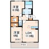 サンフェリーチェ 2LDKの間取り