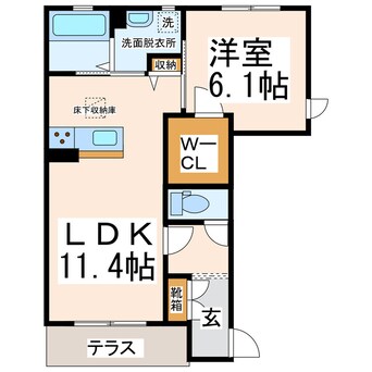 間取図 エムビレッジA