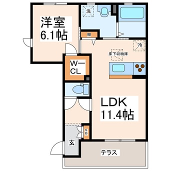 間取図 エムビレッジA