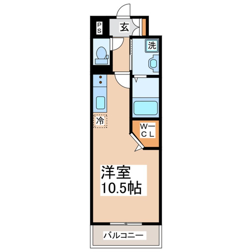 間取図 プリマレーベン黒髪