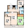 ロマネスク新屋敷 3LDKの間取り