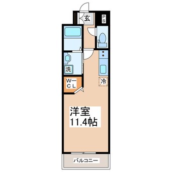 間取図 エレガンス藤崎宮