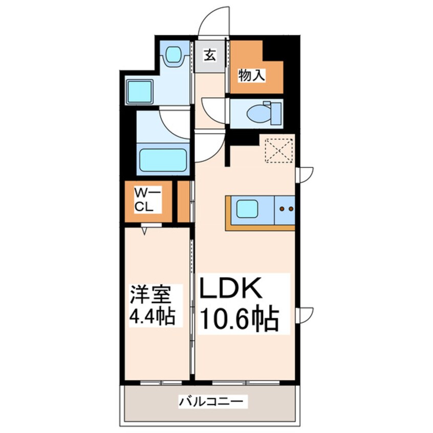 間取図 フェリーチェ古城公園