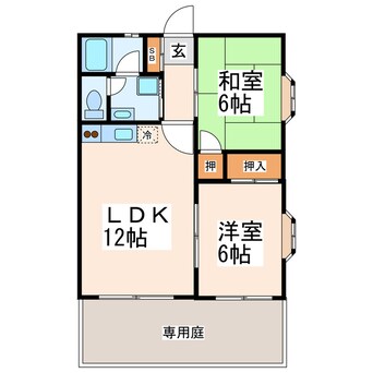 間取図 江津レイクハイツ