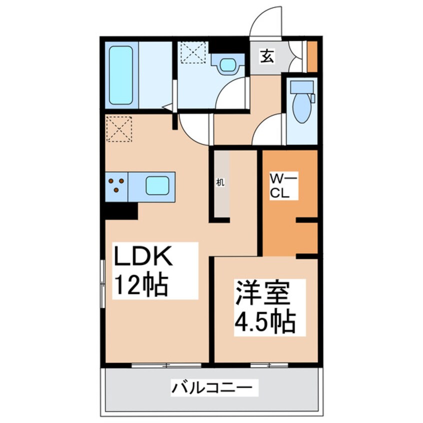 間取図 アルバルーチェ黒髪