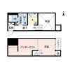 blueberry 本山 1Kの間取り