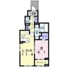 熊本都市バス（熊本市）/県立大通り 徒歩2分 1階 築浅 1LDKの間取り
