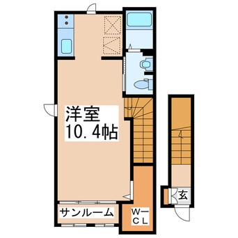 間取図 レスペランス出水