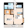 LA PAISIBLE(ラ ペジブル) 1LDKの間取り