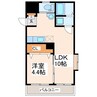 ライズ八王寺 1LDKの間取り