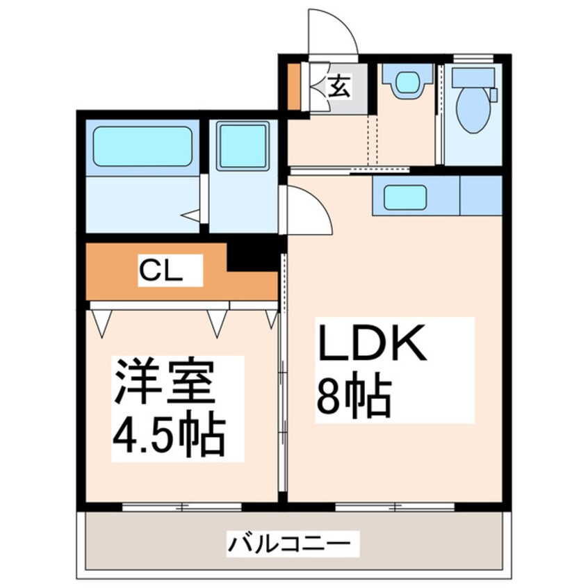 間取図 ライズ八王寺