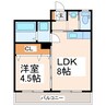 ライズ八王寺 1LDKの間取り