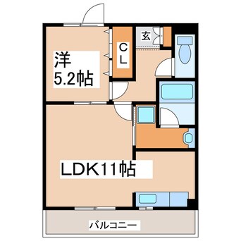 間取図 ファーストヴィラ水前寺