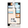 LIBTH南熊本 1Rの間取り
