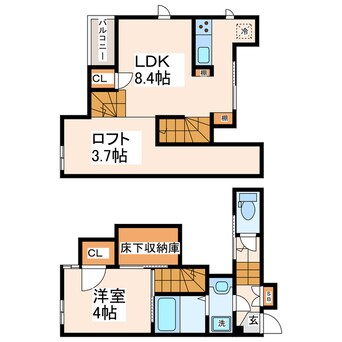 間取図 CB南熊本ヴィータ