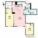 コージー　ドゥエリングの間取図