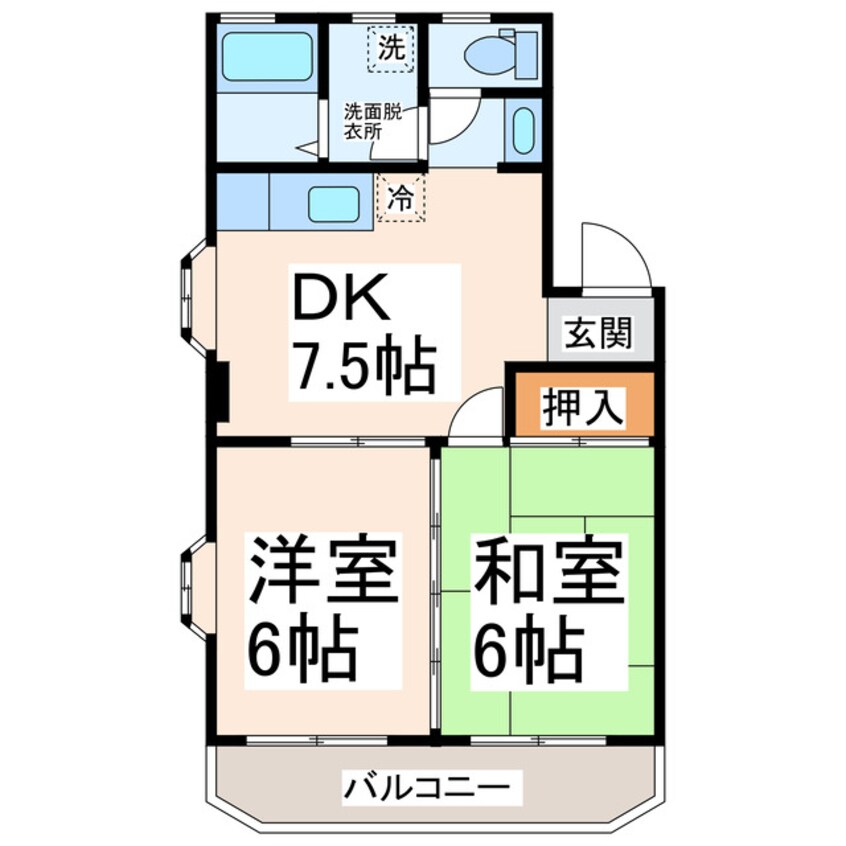 間取図 ヌーベルマンション帯山の杜　壱番館