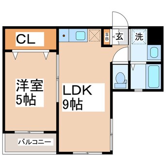 間取図 シエスタ坪井