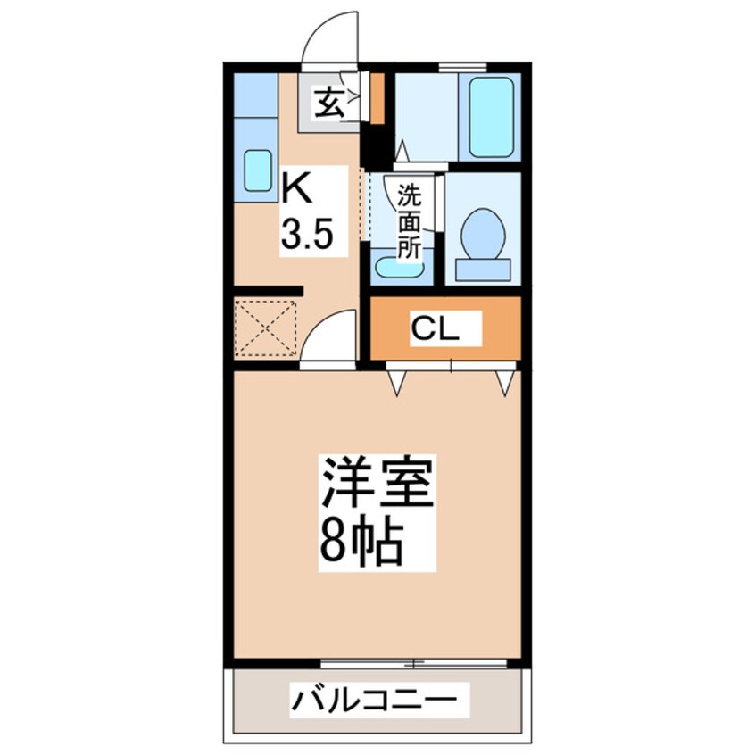 間取図 シティハイムレトア