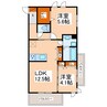 D-room本山 2LDKの間取り
