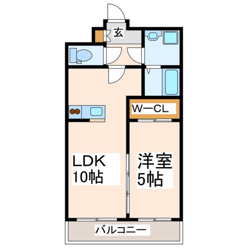 間取図 O-heドリュー熊本駅前