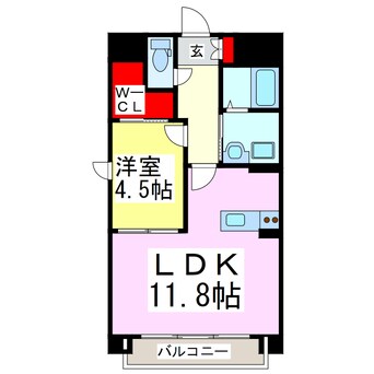 間取図 O-heドリュー熊本駅前